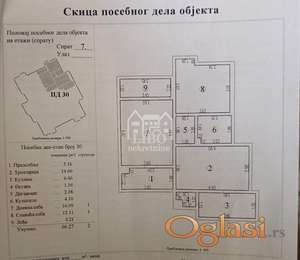 Trosoban stan P=67m2-Duvanište kod Merkatora ID#2247