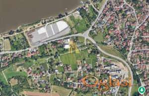 Plac na najboljem delu Popovice - Kip - pogled na Dunav i novi most