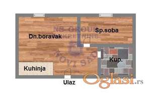 Jednoiposoban stan na Klisi, 36m2