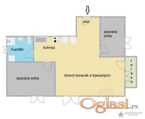 Grocka, Kaluđerica, Vladimira Rolovića, 45m2