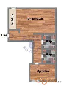 Dvosoban stan u izgradnji na sjajnoj gradskoj lokaciji.