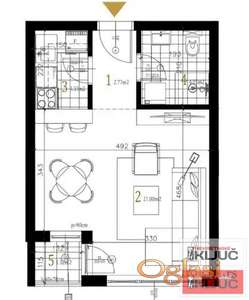 PETROVARADIN, 32 m2, Jednosoban sa pdv