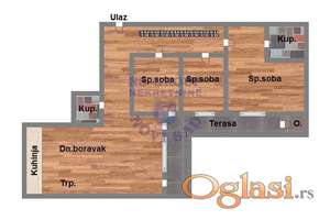 Četvorosoban 109m2 Podbara