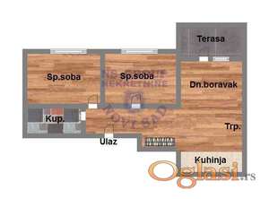 Trosoban - 58m2 - Podbara