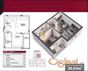 Blizina Limana V - 1.5 stan u izgradnji