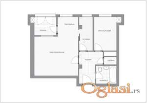 **Izdaje se moderan, kompletno namešten dvosoban stan – Branimira Ćosića**