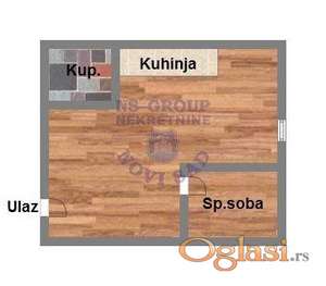 Jednosoban 35 m2 Adice, Novi Sad