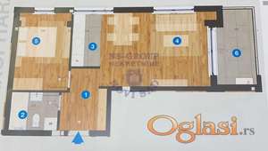 Dvosoban stan u izgradnji na Telepu