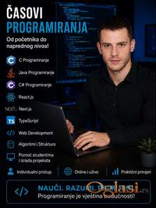 🚀 Časovi Programiranja | C, Java, C#, React, Next.js i Web Development