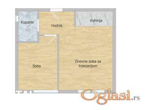 Stan NOVI SAD,ADICE - 31 m2 55800 €, ID: 1100851