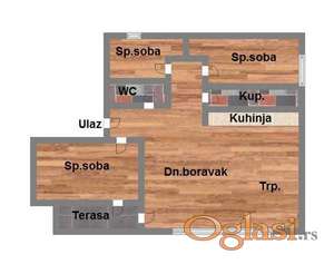 Lux izgradnja u Futogu - 77m2