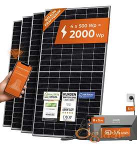 Solarni paneli komplet set 2000 Wp, 1600 Wh beterija