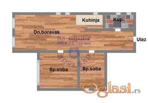 Dvoiposoban stan na Miseluku,46m2