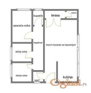 Predstavljamo odličan četvorosoban stan na Novom Naselju - 110m2!