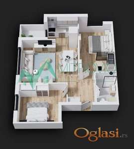 Telep, fenomenalan trosoban stan-izuzetna ponuda