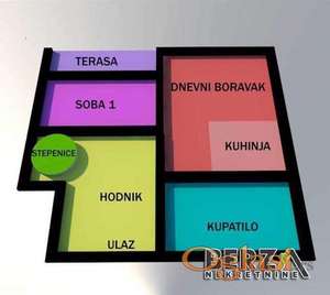 TROIPOSOBAN NAMEŠTEN DUPLEX STAN, NOVA DETELINARA, NOVI SAD