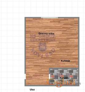 Garsonjera u Adicama, 23m2