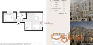 TATARSKO BRDO | DVOSOBAN STAN 42,74 m² | LUKSUZNA NOVOGRADNJA