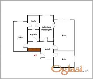 Novi Beograd - Blok 62 - 2.5 ID#24242