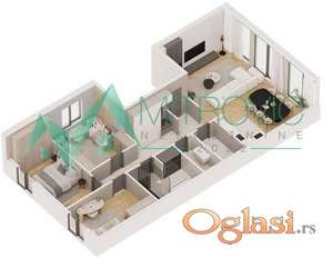 NA PRODAJU - Stan površine 96m² sa panoramskim pogledom + 2 garažna mesta 