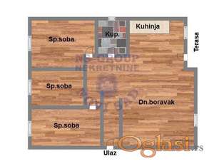 Cetvorosoban,odlican raspored,Veternik