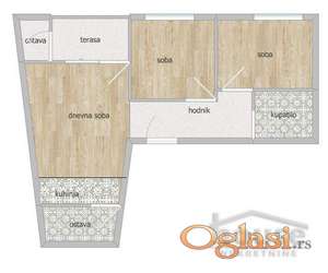 STAN - NOVI SAD - SOCIJALNO - 59m2 - 171100 evra