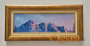 Ulje na platnu - Planine, prelepa slika!