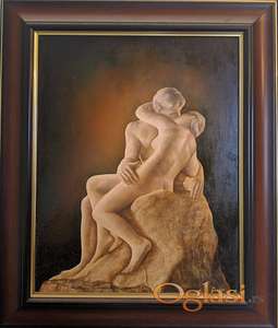 "Poljubac", ulje na platnu, 2005