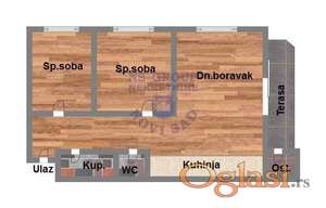 Trosoban - 69m2 - Bulevar Patrijarha Pavla