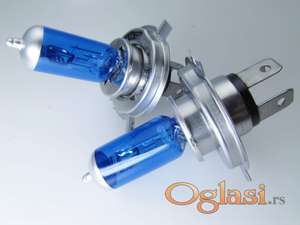 H4 sijalice Xenon look 55/60W -belo svetlo