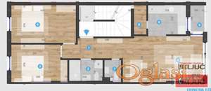 TELEP, 61m2, Trosoban sa pdv