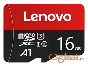 Lenovo 16 GB Micro SD/XC/TF Card A1/U3/Class 10 - Memorijska Kartica