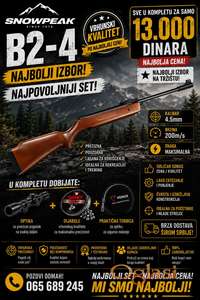 Vazdusna puska drveni kundak 4.5mm