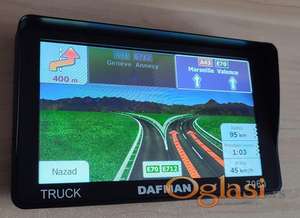 Profesionalni GPS DAFMAN 7 HD 8gb mape MART 2025 u ceni