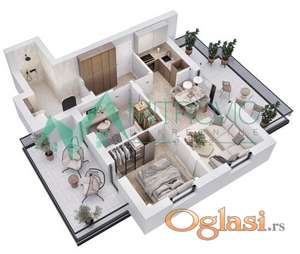 1004825 VRDNIK – STAN 72 m², SMART HOME SISTEM, NOVI STANDARD STANOVANJA 