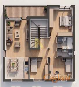 Dvosoban stan 46 m² na Telepu, Novi Sad