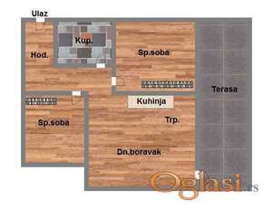 Trosoban stan na Adicama u izgradnji!