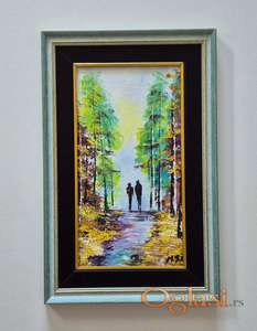 Ulje na platnu - Setnja kroz prirodu, prelepo!