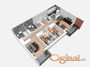 Stara Pazova, Jana Sikore, stan novogradnja ID#26745