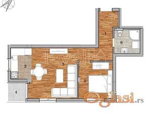 NOVI SAD - BULEVAR EVROPE - 44.89 m2