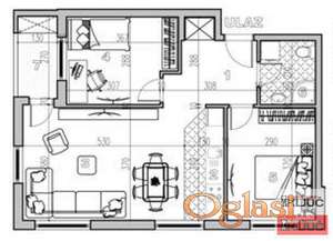 PETROVARADIN, 60m2, Dvoiposoban sa pdv, Izgradnja