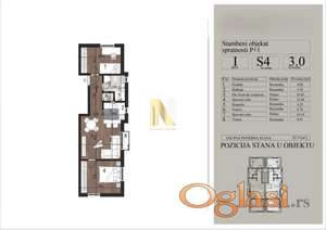 Sajlovo - 2.5 stan - gratis parking i krovna terasa - cena sa PDV-om