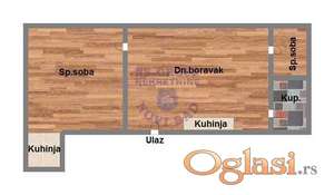 Dvoiposoban stan na Klisi - 42m2