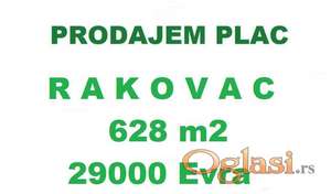 PLAC – RAKOVAC  628 m2 – 29000 Evra ID#2242