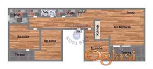 Porodican stan od 80m2 na prvom spratu!