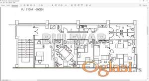 Izdaje se poslovni prostor u Pirotu, 150m2, 1. sprat, cg, centar