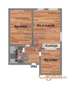 Odličan dvoiposoban stan na Adicama, cena je sa pdv-om, moguća korekcija.