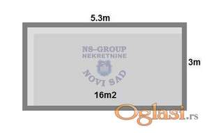 Garazno mesto, 16m2 Sajam