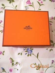 Novi muski kozni markirani novcanik Hermes Crna koza Novo