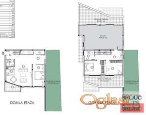 SREMSKA KAMENICA, 97m2 plus dve terase 23m2 i 14m2, tavan 47m2 i dvorište 45m2, sa pdv